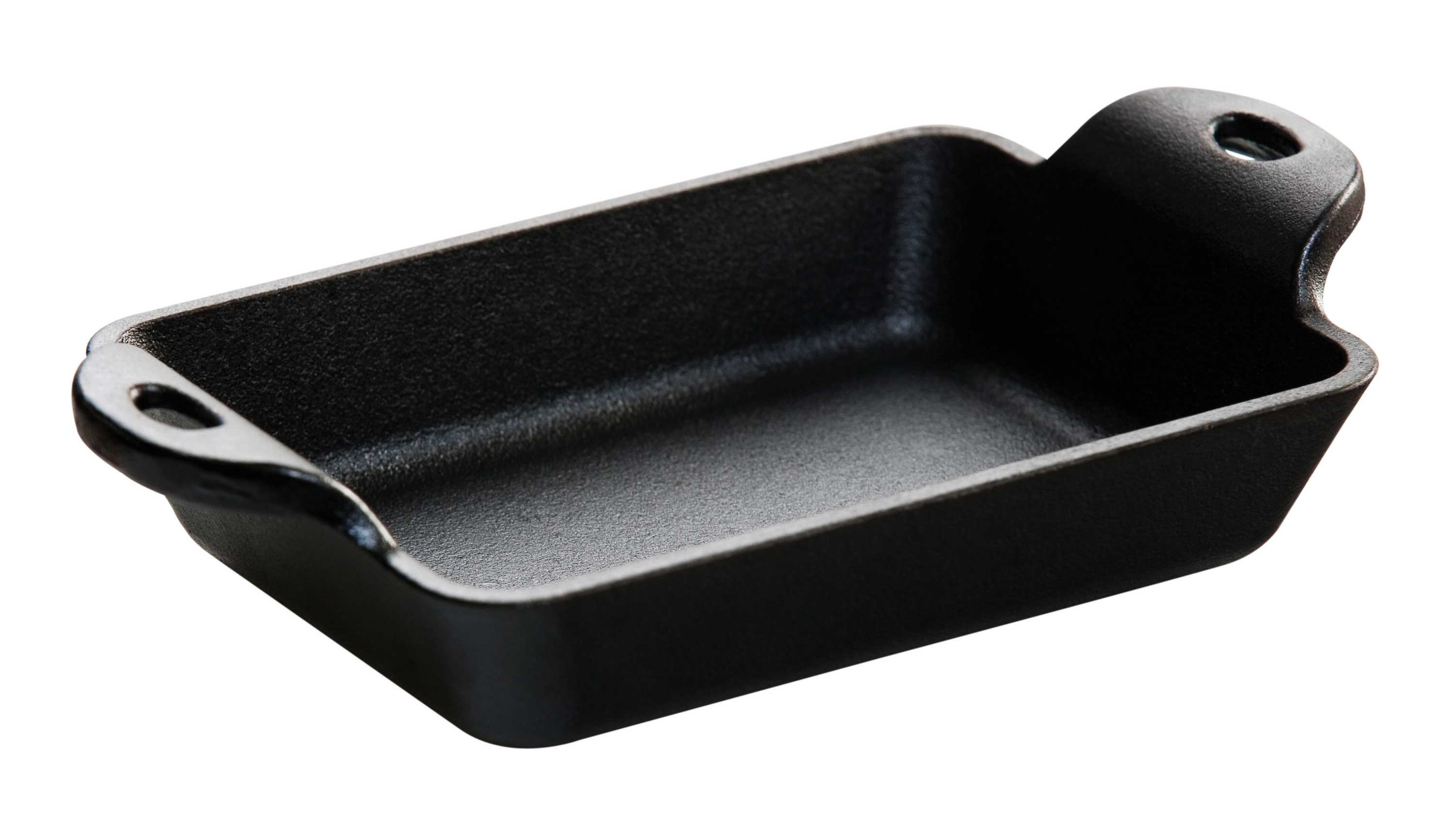Lodge Heat Treated Cast Iron Rectangle Mini Server, 10 Ounce -- 6 Per Case