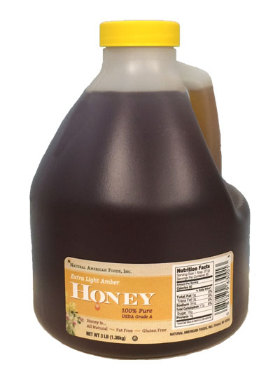 Sweet Harvest Foods Honey Clover, 3 Pound -- 6 Per Case
