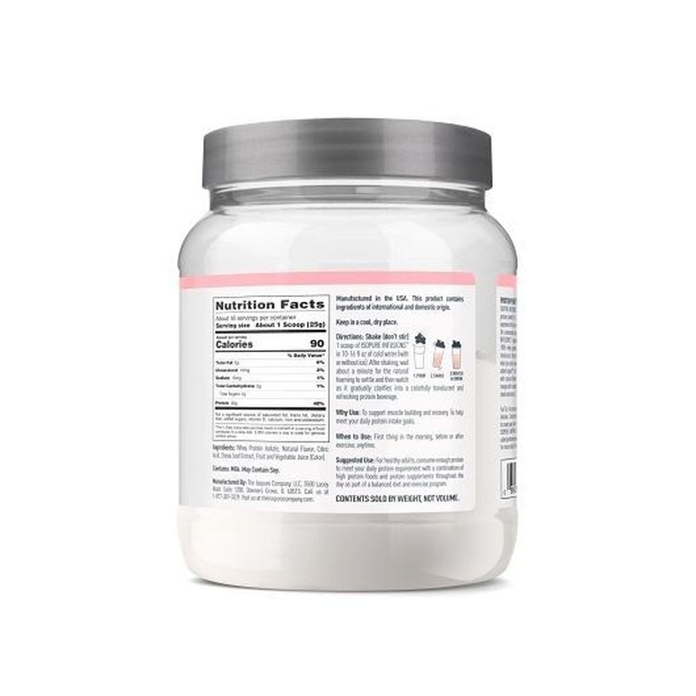 Isopure Infusions Tropical Punch Protein Powder, 0.88 Pound -- 6 Per Case