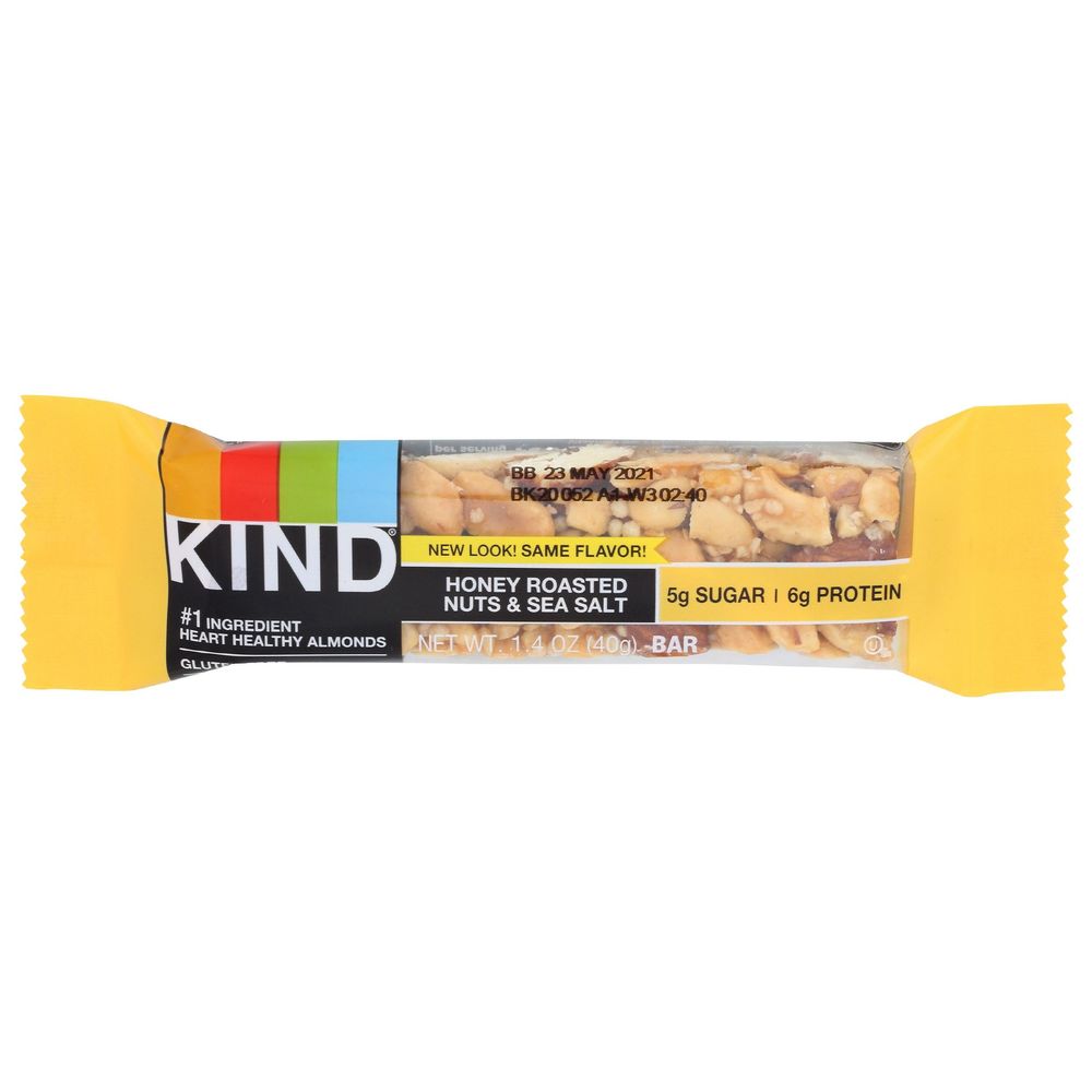 Kind Honey Roasted Nuts and Sea Salt Bar, 1.4 Ounce -- 12 per case