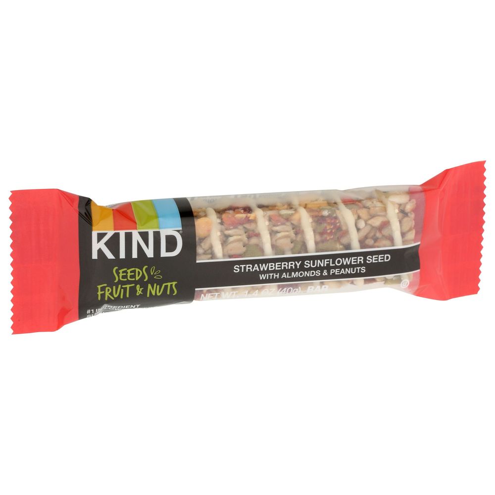 Kind Seeds Fruit And Nuts Strawberry Sunflower Seed Protein Bar, 1.4 Ounce -- 12 Per Case