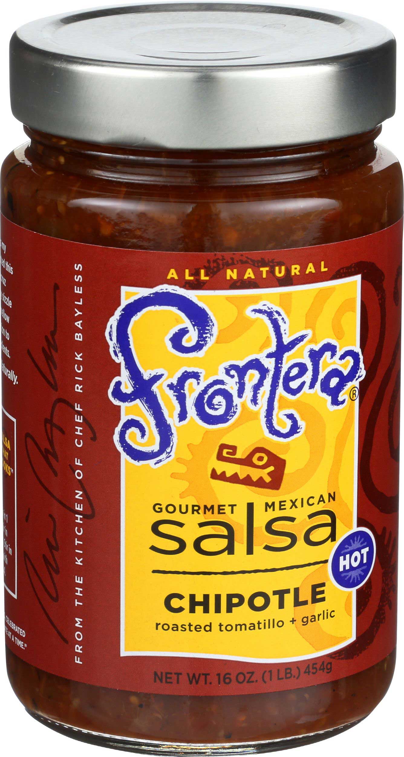 Frontera Gourmet Mexican Hot Chipotle Salsa, 16 Ounce -- 6 Per Case
