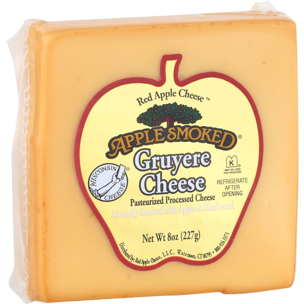 Apple Smoked Gruyere Cheese, 8 Ounce -- 14 Per Case