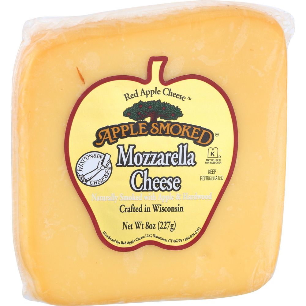 Apple Smoked Mozzarella Cheese, 8 Ounce -- 14 Per Case