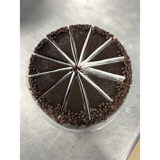 Mike's Pies Btym 3 Layer Chocolate Cake, 12 Cut, 7.5 Pound -- 2 Per Case