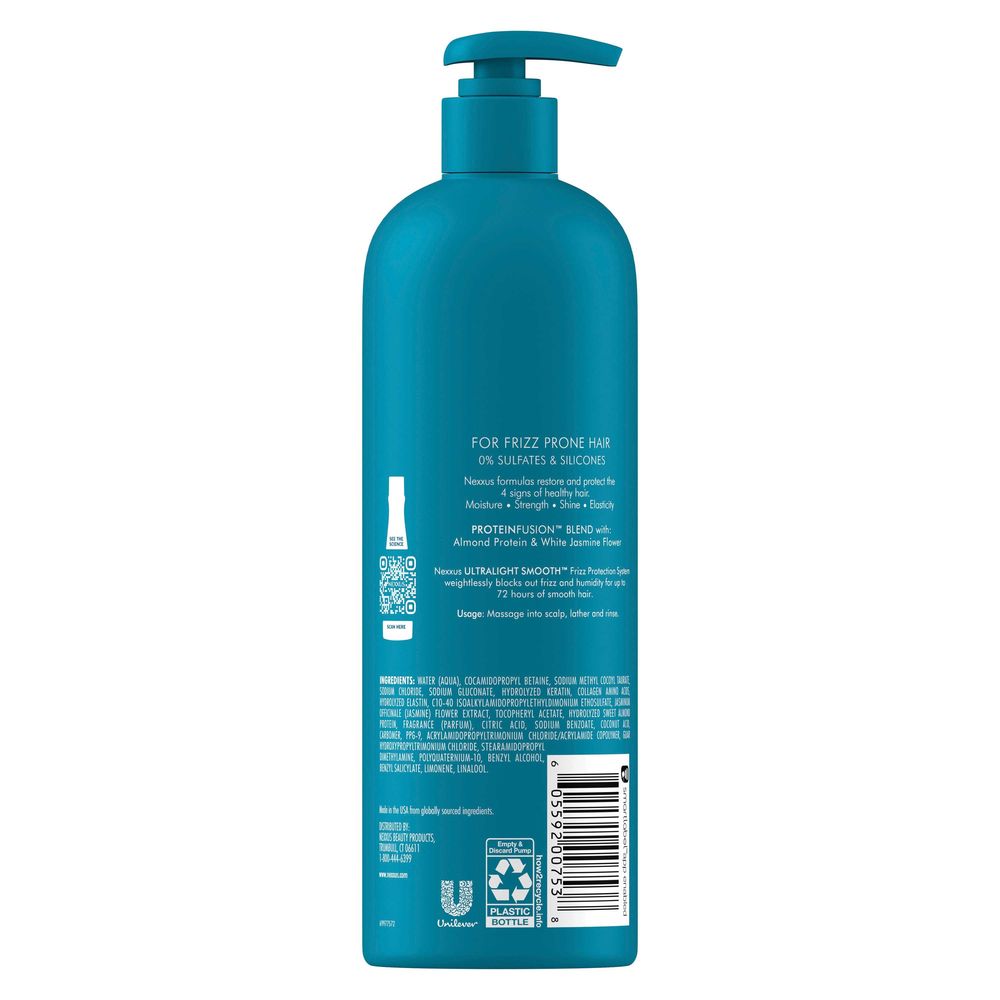 Nexxus Ultralight Smooth Weightless Shampoo, 16.5 Fluid Ounce -- 4 Per Case