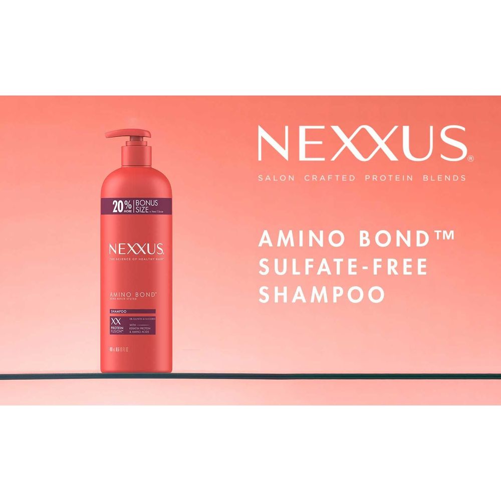 Nexxus Amino Bond Shampoo, 16.5 Ounce -- 4 Per Case