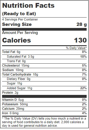 Sheila G's M And M Blondie Brownie Brittle, 4 Ounce -- 6 Per Case