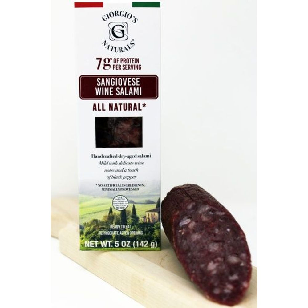Giorgios Naturals Soppressata Salami, 5 Ounce -- 12 Per Case