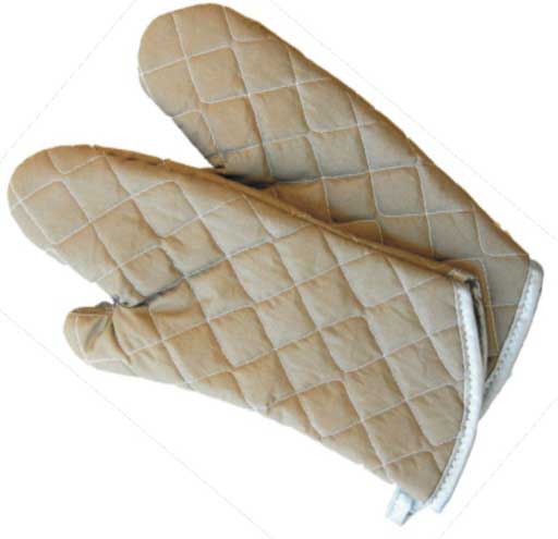 Intedge Tan Thermotex Oven Mitt, 24 Inch
