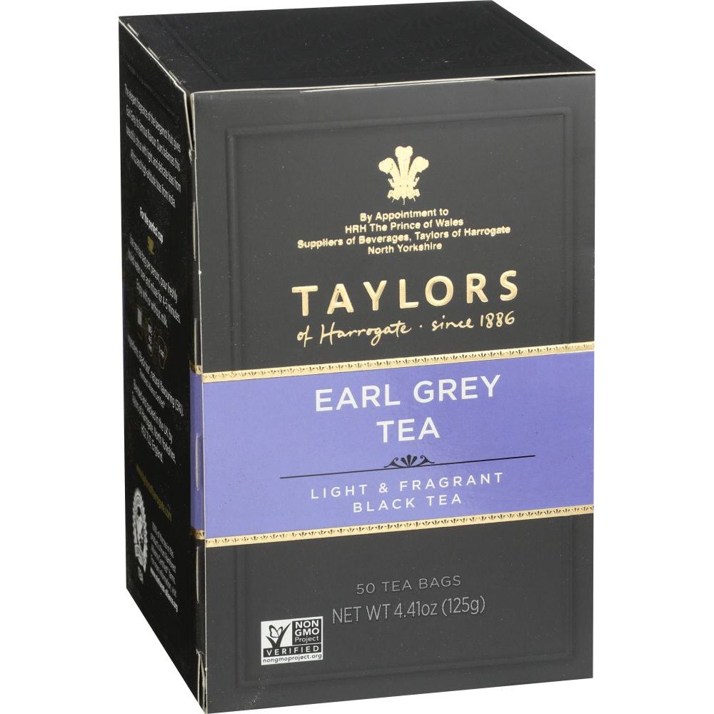 Taylors Of Harrogate Earl Grey Tea, 50 Tea Bags -- 6 Per Case