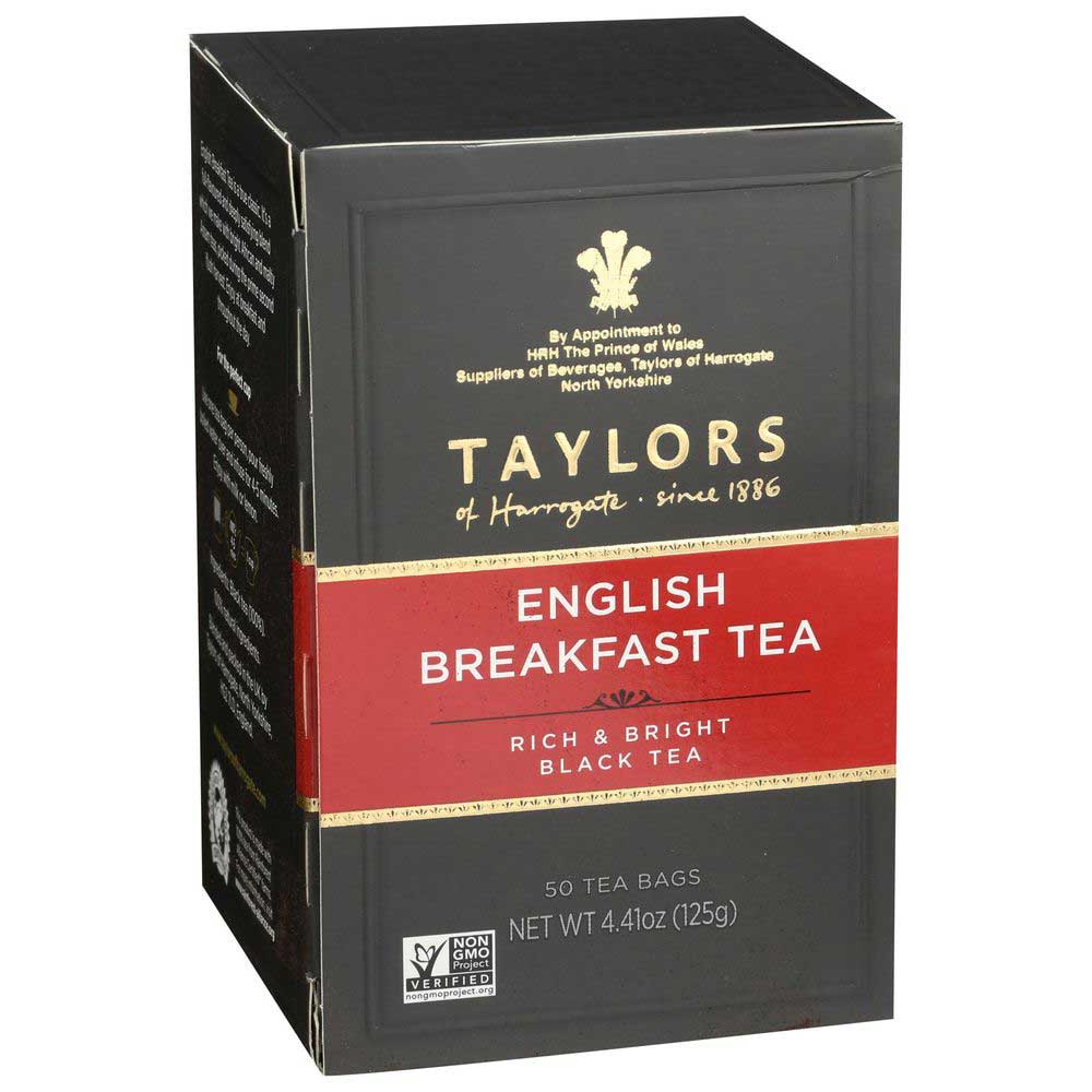 Taylors Of Harrogate English Breakfast Tea, 50 Tea Bags Count -- 6 Per Case