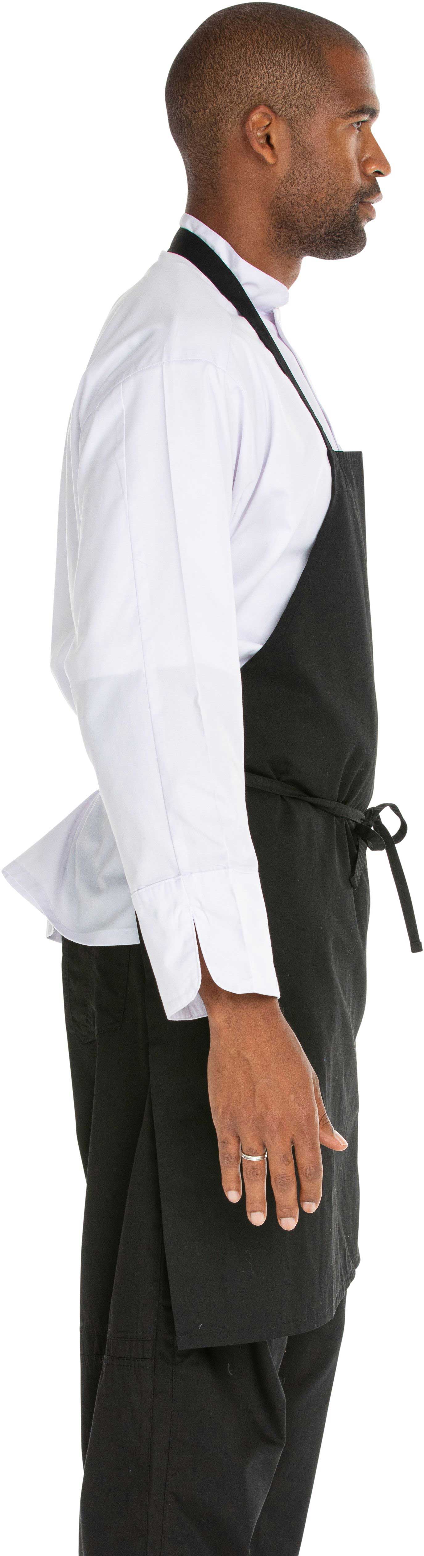Hey Chef Black One Size Bib Apron