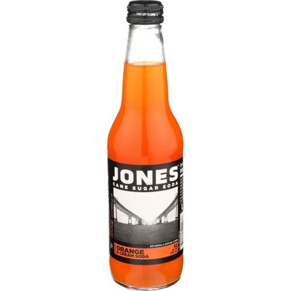 Jones Orange and Cream Soda, 12 Fluid Ounce -- 12 per case