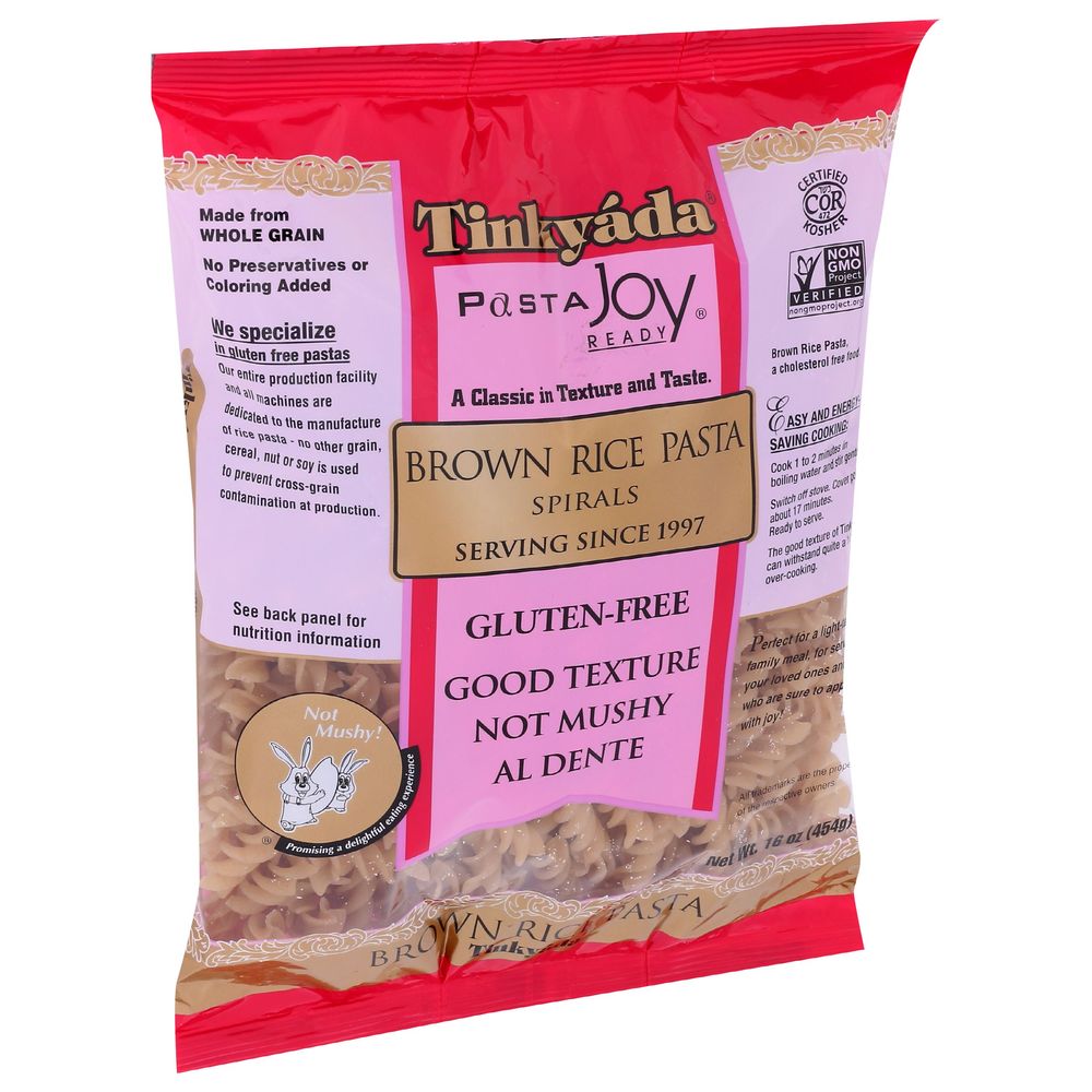 Tinkyada Brown Rice Spirals Pasta, 16 Ounce -- 12 Per Case