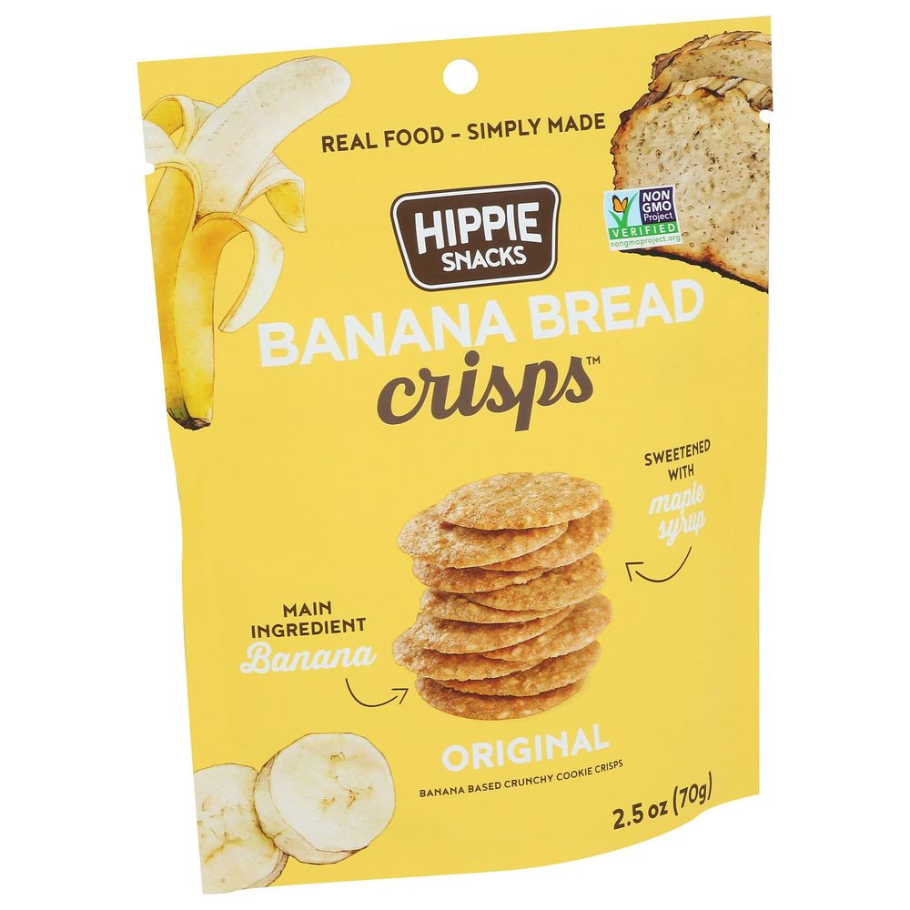 Hippie Snacks Original Banana Bread Crisps, 2.5 Ounce -- 8 Per Case