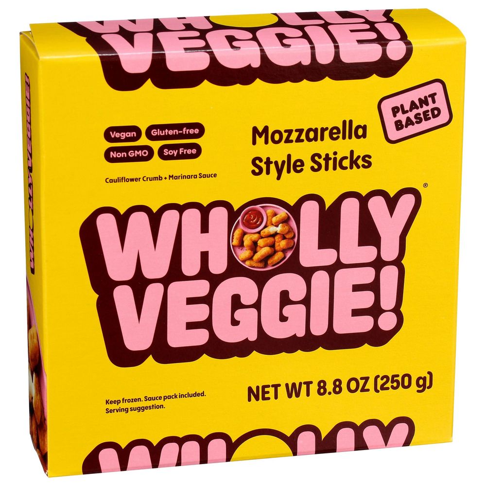 Wholly Veggie Cauliflower Crust Mozzarella Sticks, 8.8 Ounce -- 8 Per Case