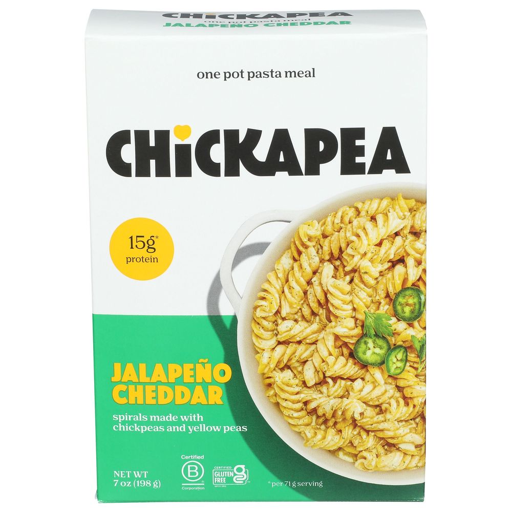 Chickpea One Pot Jalapeno Cheddar Pasta Meal, 7 Ounce -- 6 Per Case