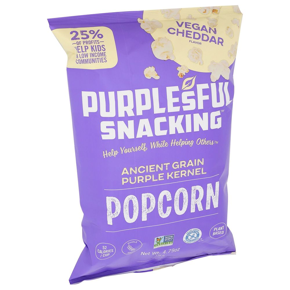 Purplesful Cheddar Popcorn, 4.79 Ounce -- 9 Per Case