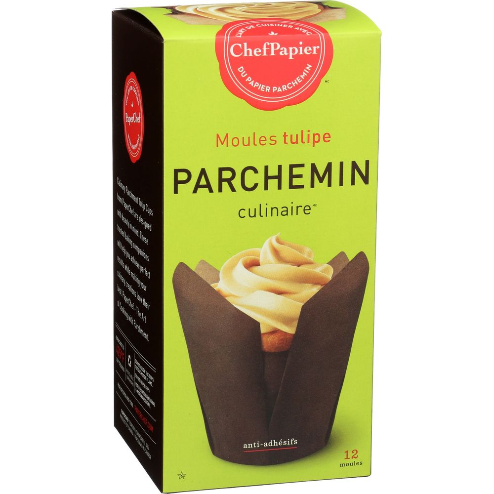 Paper Chef Tulip Parchment Baking Cup, 12 count -- 6 per case