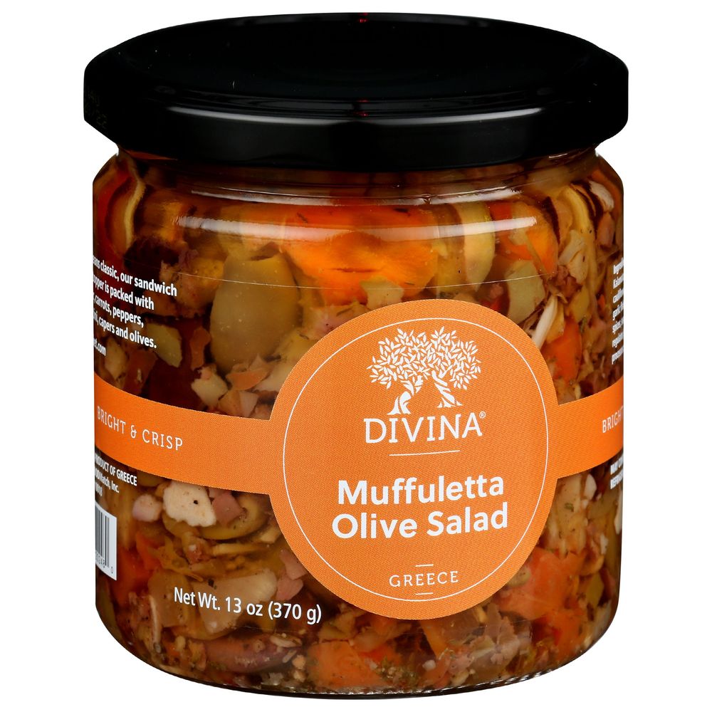 Divina Muffuletta Olive Salad, 13 Ounce -- 6 Per Case
