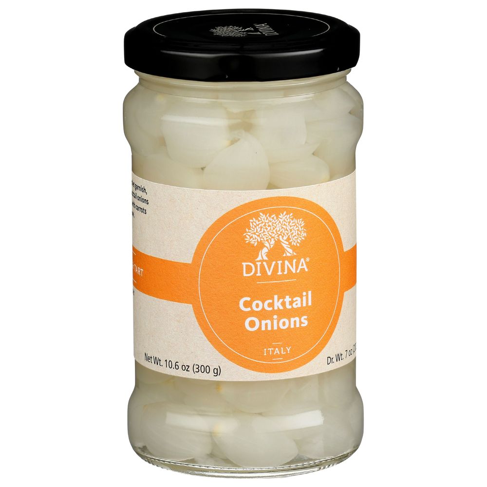 Divina Cocktail Onions, 10.6 Ounce -- 6 Per Case