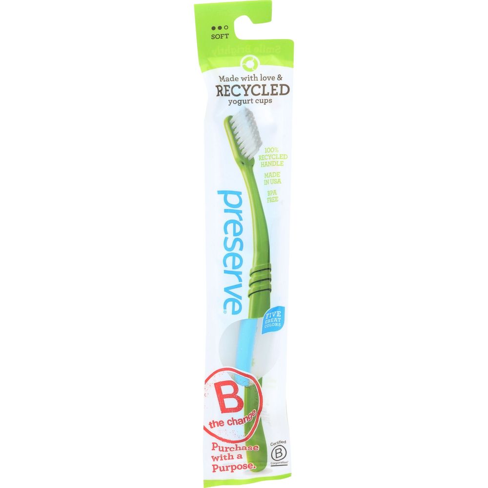 Preserve Adult Soft Toothbrush -- 6 Per Case