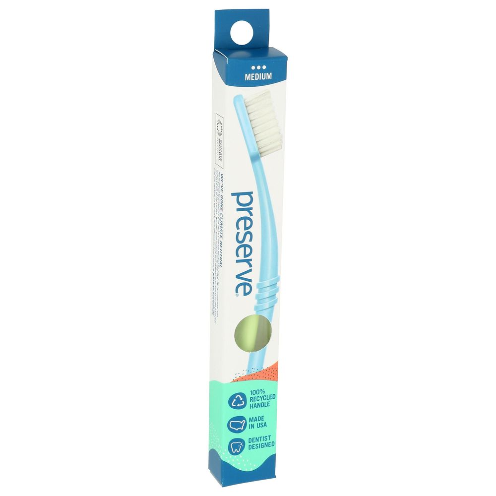 Preserve Medium Toothbrush -- 6 Per Case