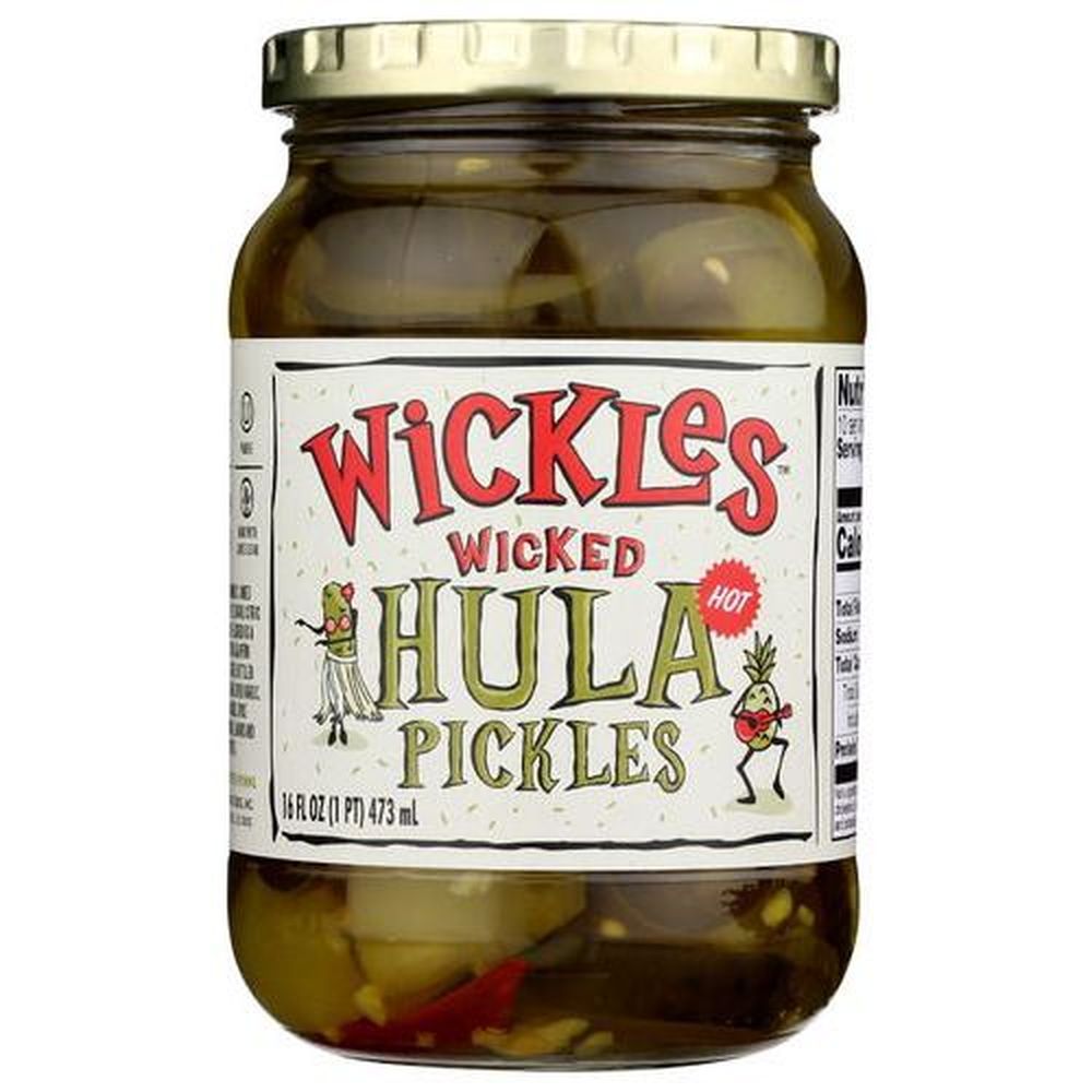 Wickles Wicked Hula Pickles, 16 Ounce -- 6 Per Case