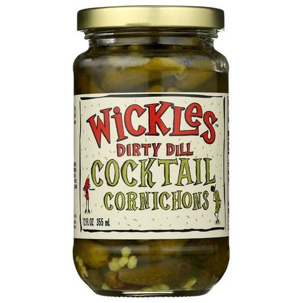 Wickles Dirty Dill Cocktail Cornichons, 12 Fluid Ounce -- 6 Per Case