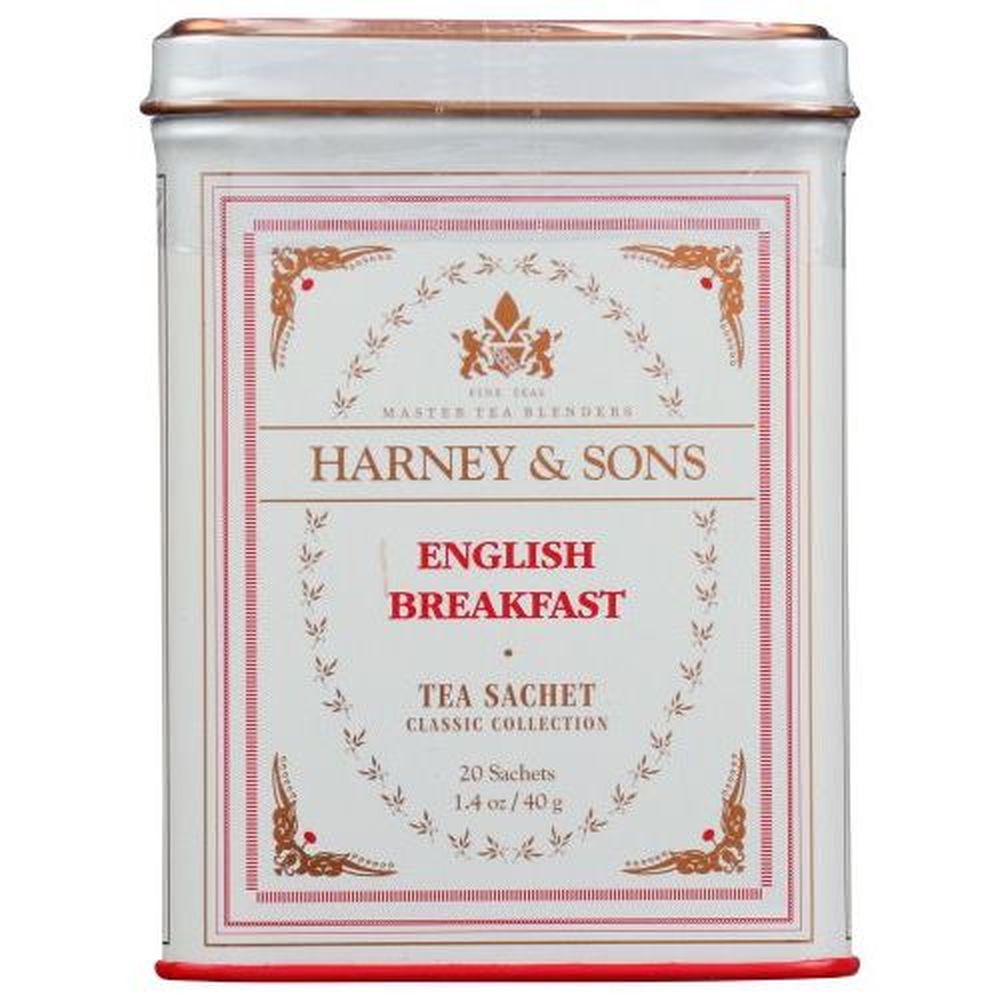 Harney & Sons English Breakfast Tea, 20 Tea Bags -- 4 Per Case