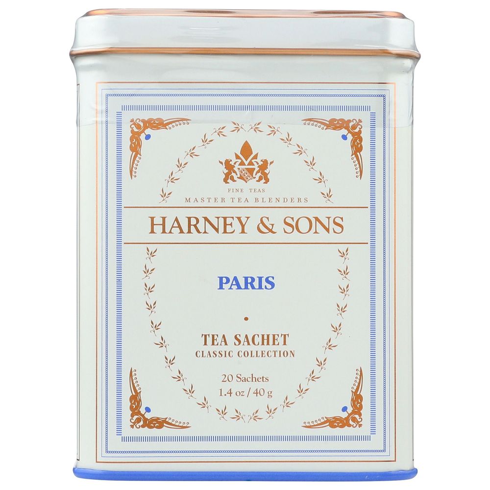 Harney & Sons Paris Black Tea, 20 Tea Bags -- 4 Per Case
