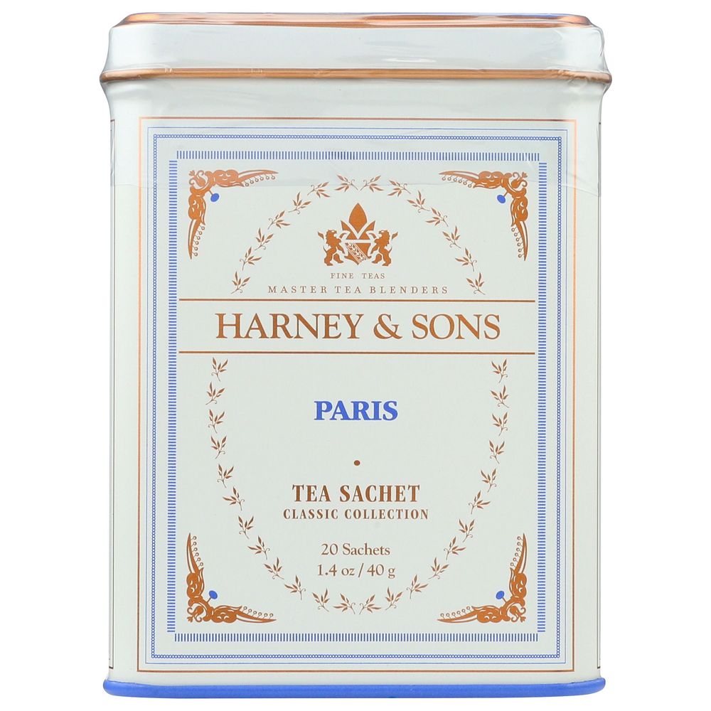 Harney and Sons Paris Black Tea, 20 tea bags 4 per case