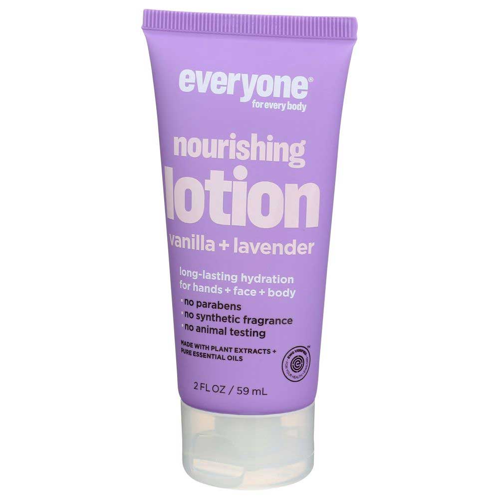Everyone Vanilla And Lavender 3 In 1 Lotion, Travel Size, 2 Fluid Ounce -- 12 Per Case
