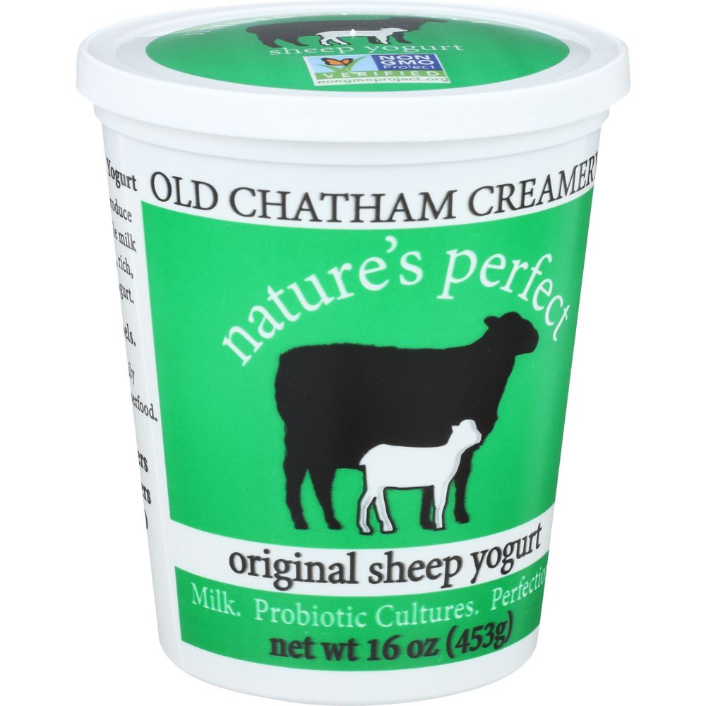 Old Chatham Creamery Plain Sheeps Milk Yogurt, 16 Fluid Ounce -- 6 Per Case