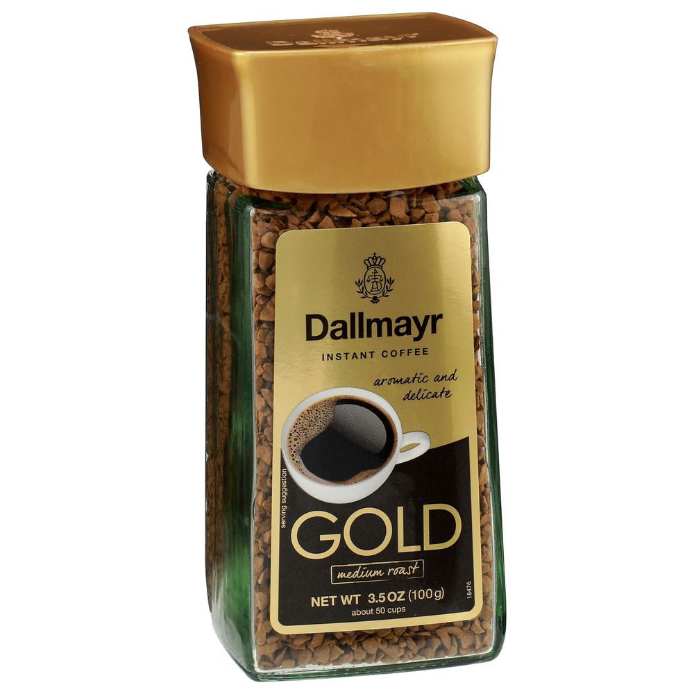 Dallmayr Gold Medium Roast Instant Coffee, 3.5 Ounce -- 6 Per Case