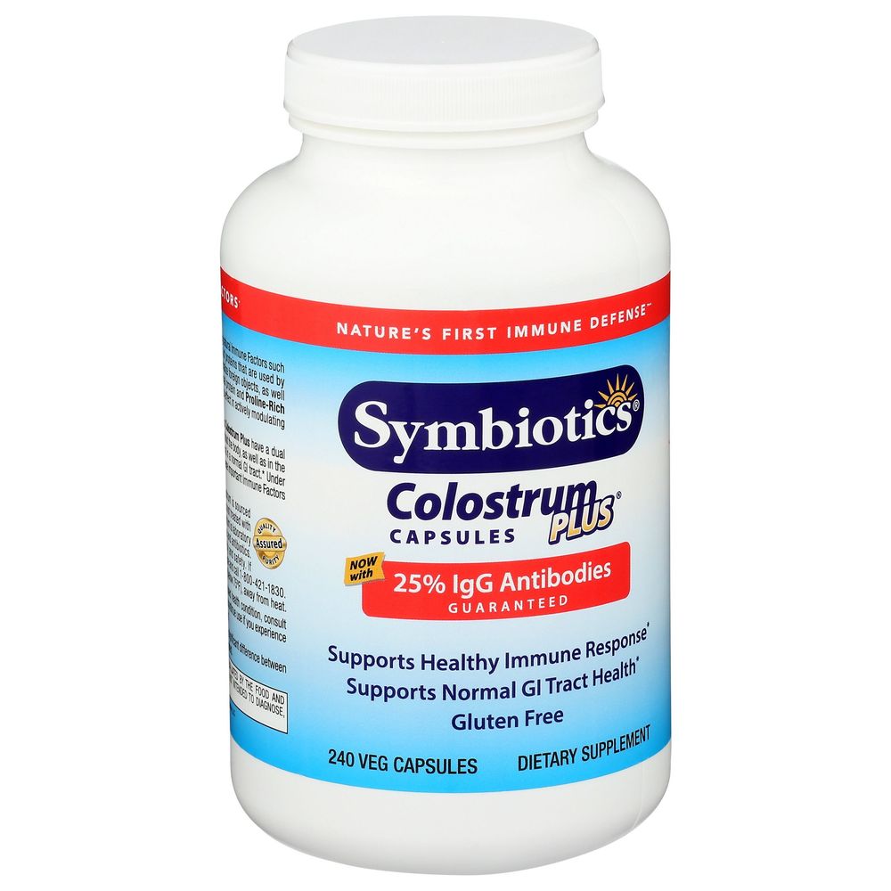 Symbiotics Colostrum Plus Capsules, 240 Count