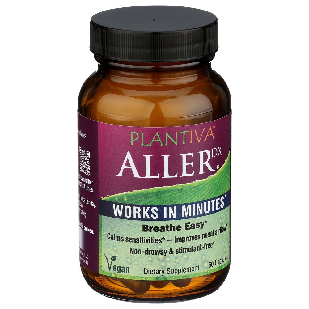 Plantiva Aller Dx Works In Minutes Breathe Easy, 60 Count