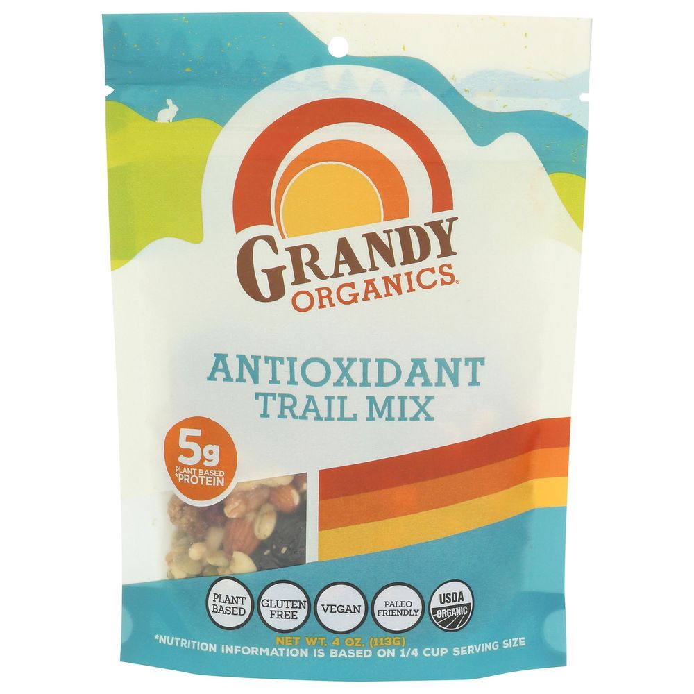 Grandy Organics Antioxidant Trail Mix, 4 Ounce -- 6 per case