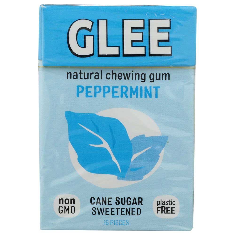 glee-gum-peppermint-chewing-gum-16-pieces-per-pack-12-packs-per-case
