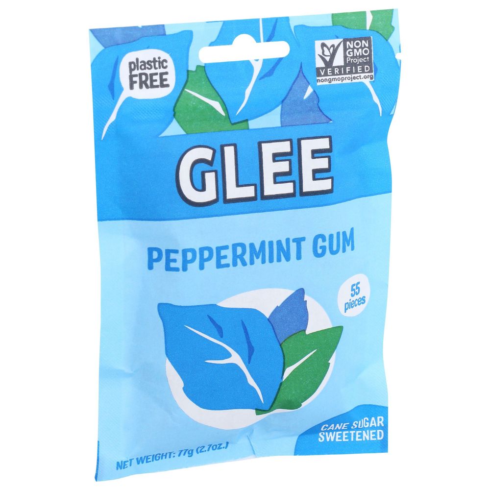 Glee Peppermint Chewing Gum, 55 Count -- 6 Per Case