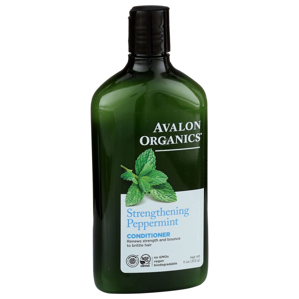 Avalon Organics Strengthening Peppermint Conditioner, 11 Ounce