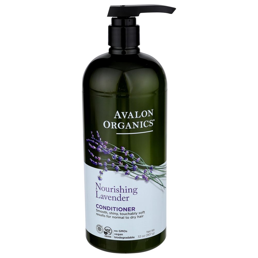 Avalon Organics Acondicionador Nutritivo De Lavanda, 32 Onzas