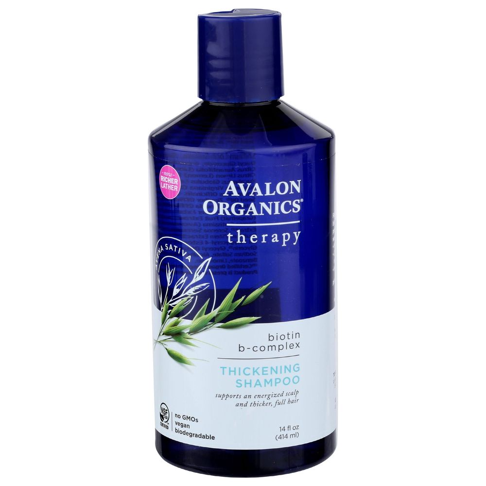 Avalon Organics Biotin B Complex Thickening Shampoo, 14 Ounce