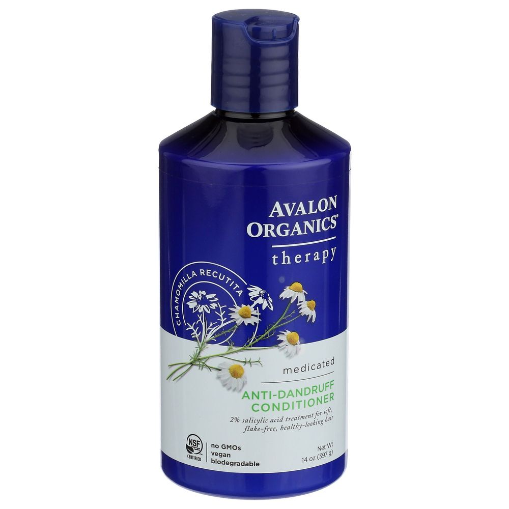 Avalon Organics Anti Dandruff Conditioner, 14 Ounce