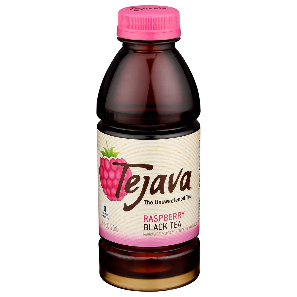 Tejava Raspberry Unsweetened Black Tea, 16.9 Fluid Ounce -- 12 per case