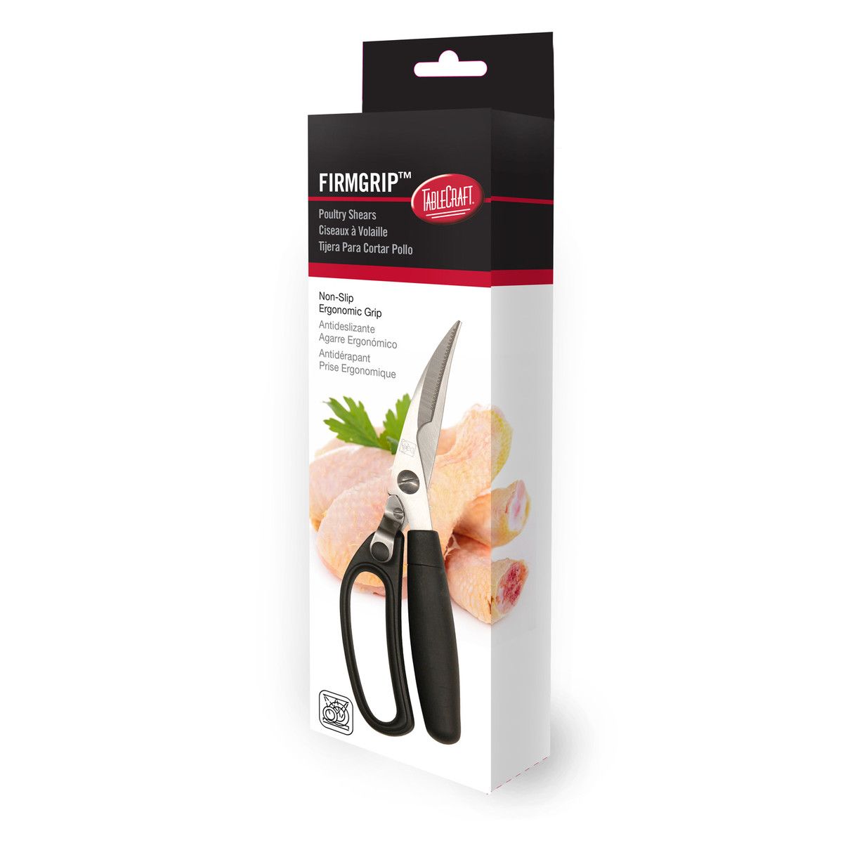 Tablecraft Firmgrip Poultry Shears, 9.5 X 2.625 X 1 Inch