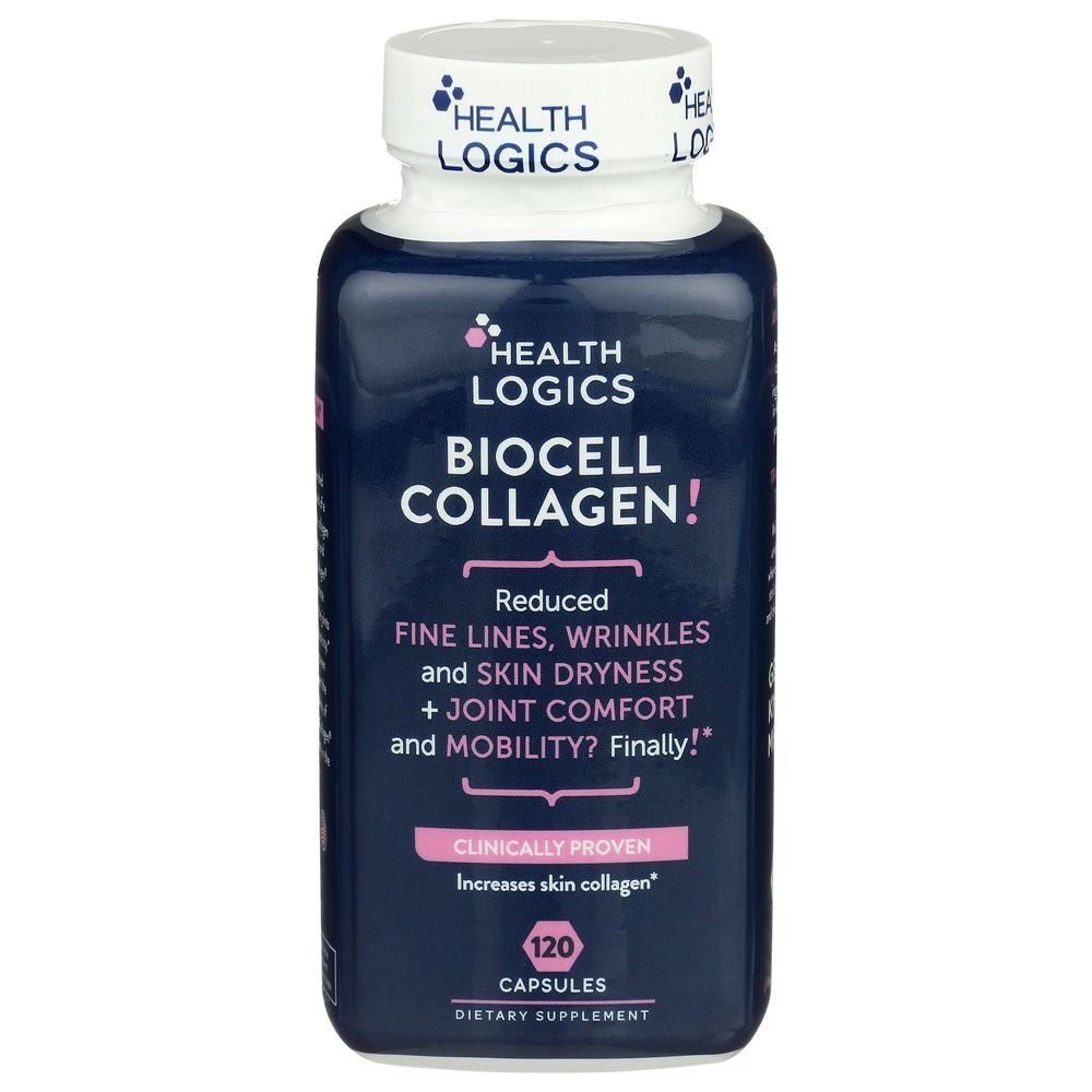 Health Logics BioCell Collagen Capsules, 120 count 3 per case