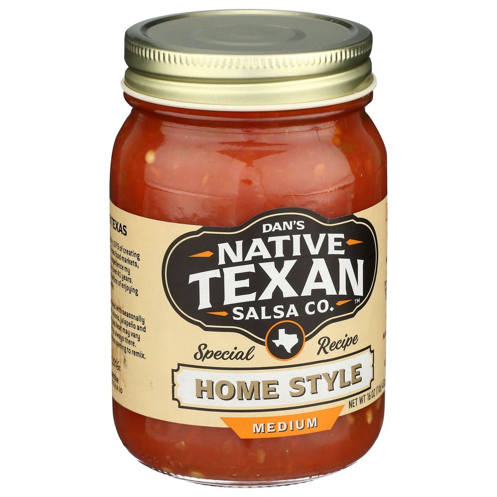 Native Texan Medium Home Style Salsa, 16 Ounce -- 6 Per Case