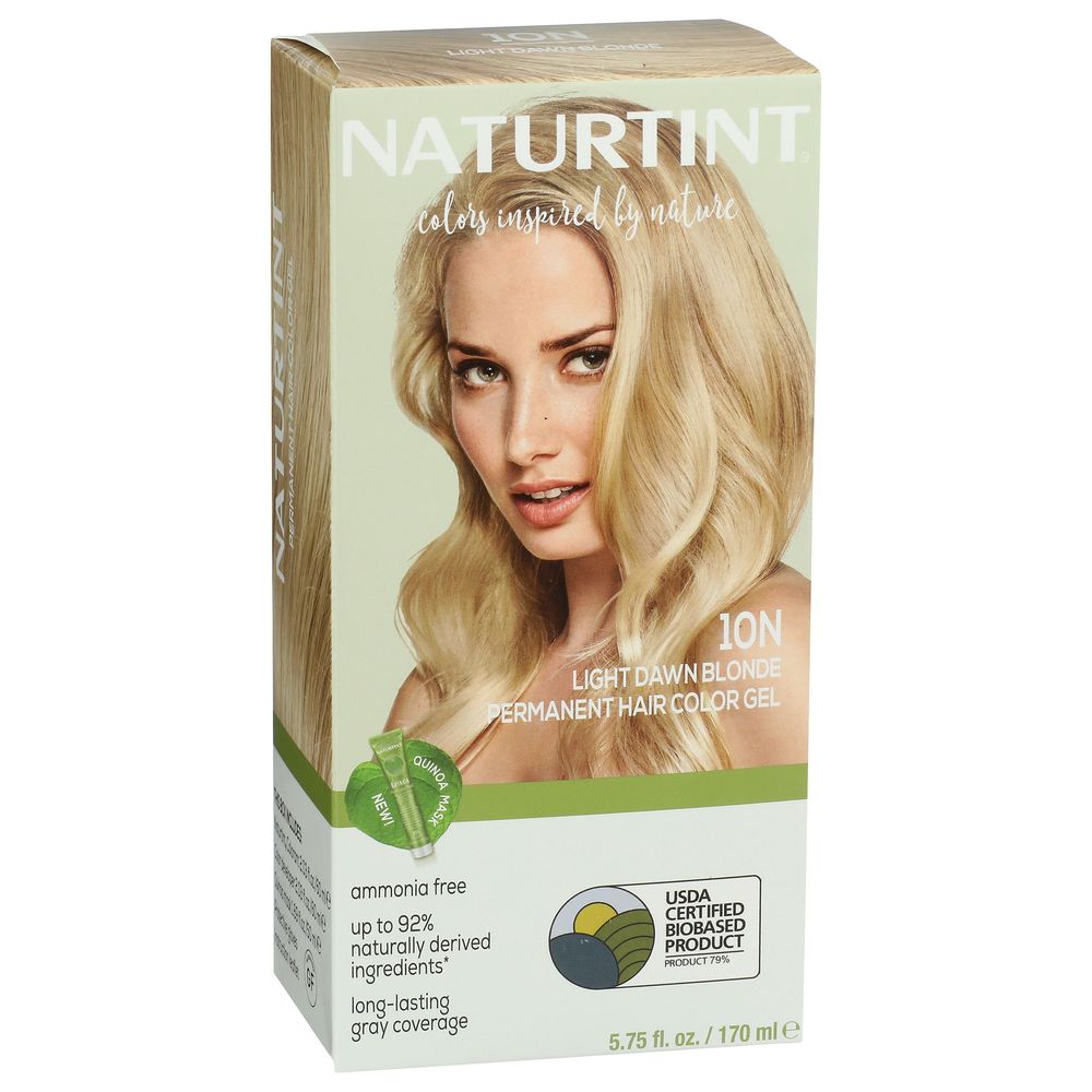 Naturtint 10n Light Dawn Blonde Permanent Hair Color, 5.75 Fluid Ounce -- 3 Per Case